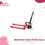 hand pallet custom perpendek garpu untuk box kecil di Alat Angkat